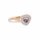 CHOPARD "Happy Hearts" ring with diamonds total approx. 0.19 ct, - photo 1