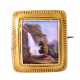 Historism brooch with fine miniature painting - Foto 1