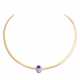 Necklace with oval faceted tanzanite of ca. 2,59 ct, - фото 1