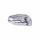 Double ring with diamonds total ca. 2,1 ct, - Foto 1