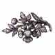 Brooch "Branch" with diamond roses - photo 1