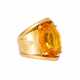 Ring with citrine ca. 10 ct, - Foto 1