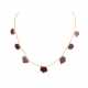 Necklace with 7 polygonal ruby sections, - Foto 1