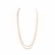 Long double row pearl necklace - photo 1