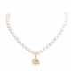 CHOPARD clip pendant "Elephant" on pearl necklace, - фото 1