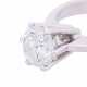 Solitaire ring with diamond of approx. 0.8 ct, - Foto 1