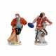 MEISSEN "Two figures from the Commedia dell'arte" 20.c. - фото 1