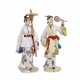 MEISSEN, two figures from the series "Foreign Peoples", 20th c. - Foto 1