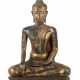 Buddha Shakyamuni Kambodscha/Laos/Myanmar, Bronze mit Restvergoldung - photo 1