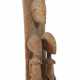 Dogon Figurenstele Mali, Stele aus Holz mit herausgeschnitztem - photo 1