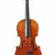 Geige mit Bogen wohl 1. Drittel 20. Jh., innenseitiges Papieretikett mit Bez.: ''Antonius Stradivarius Cremonenfis Faciebat Anno 17/5'' - фото 1