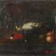 Maler des 17./18. Jh. ''Jagdstillleben'', erlegte Fasane neben variierendem Obst eine Komposition bildend - photo 1