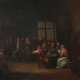 Niederländischer Maler des 18. Jh. ''Feiernde Gesellschaft'', Interieurszene in einem Wirtshaus mit am Tisch rauchenden und trinkenden Männern und weiteren tanzenden Gästen - фото 1