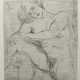 Maler des 20. Jh. ''Damenakt'', stilisierte Darstellung einer Sitzenden - Foto 1