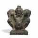 A LARGE AND RARE GREY SCHIST ATLAS FIGURE - photo 1