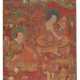 A RARE RED-GROUND PAINTING OF ARHATS - Foto 1