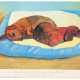 David Hockney Dog Paintings Salt Mill 1995, "Dog Painting 43" - Foto 1