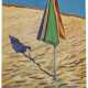 David Hockney a Retrospective, Los Angeles County Museum of Art, "Beach Umbrella" - photo 1