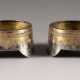 A PAIR OF SILVER PARCEL-GILT SALTS Russian, Moscow, Ivan - фото 1