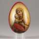A WOODEN EASTER EGG Russian, circa 1900 The surface pain - фото 1