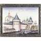 AN ENAMEL PLAQUE SHOWING AN ARCHITECTURAL VIEW Russian, - фото 1