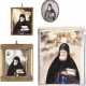 FOUR ENAMEL ICONS SHOWING ST. MITROPHAN OF VORONEZH Russ - photo 1