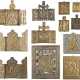 FIVE TRIPTYCHS AND SEVEN BRASS ICONS SHOWING THE IMAGES - photo 1