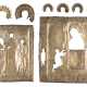 TWO BRASS OKLADS OF ICONS SHOWING THE MOTHER OF GOD 'OF - Foto 1