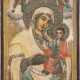 AN ICON SHOWING THE HODIGITRIA MOTHER OF GOD Bulgarian, - photo 1