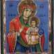 A DATED ICON SHOWING THE MOTHER OF GOD ELEUSA Bulgarian, - фото 1