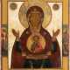 AN ICON SHOWING THE MOTHER OF GOD OF THE SIGN Russian, 1 - Foto 1