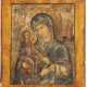 AN ICON SHOWING THE THREE-HANDED MOTHER OF GOD Russian, - Foto 1