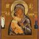 AN ICON SHOWING THE VLADIMIRSKAYA MOTHER OF GOD Russian, - photo 1