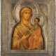A LARGE ICON SHOWING THE SMOLENSKAYA MOTHER OF GOD WITH - photo 1