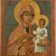 A LARGE AND RARE ICON SHOWING THE PUTIVLSKAYA MOTHER OF - Foto 1