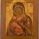 AN ICON SHOWING THE VLADIMIRSKAYA MOTHER OF GOD Russian, - photo 1