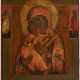 AN ICON SHOWING THE VLADIMIRSKAYA MOTHER OF GOD Russian, - photo 1