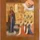 AN ICON SHOWING THE BOGOLUBSKAYA MOTHER OF GOD Russian, - фото 1