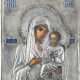 A SMALL ICON SHOWING THE TIKHVINSKAYA MOTHER OF GOD WITH - Foto 1