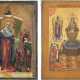 TWO SMALL ICONS SHOWING THE MOTHER OF GOD 'OF THE LIFE-G - Foto 1