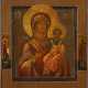 AN ICON SHOWING THE SMOLENSKAYA MOTHER OF GOD Russian, S - photo 1