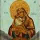A RARE ICON SHOWING THE POCHAEVSKAYA MOTHER OF GOD Russi - Foto 1