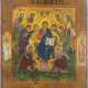 AN ICON SHOWING THE EXTENDED DEISIS Russian, mid 19th centu - Foto 1
