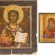 TWO ICONS SHOWING THE FEODOROVSKAYA MOTHER OF GOD AND CHRIS - Foto 1