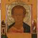 A SMALL ICON SHOWING CHRIST EMANUEL Russian, late 18th cent - Foto 1