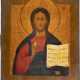 A LARGE ICON SHOWING CHRIST PANTOKRATOR Russian, 19th centu - Foto 1