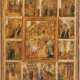 A LARGE FEAST DAY ICON Russian, circa 1800 Tempera on wood - Foto 1