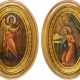 TWO LARGE ICONS SHOWING THE ANNUNCIATION Russian, 3rd quart - photo 1