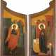A LARGE PAIR OF ROYAL DOORS SHOWING THE ANNUNCIATION FROM A - photo 1