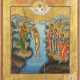 A LARGE ICON SHOWING THE BAPTISM OF CHRIST Russian, Vetka, - Foto 1